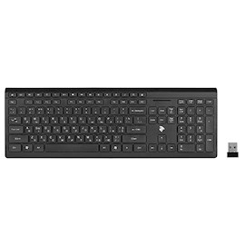 კლავიატურა Keyboard 2E KS210 Slim WL Black